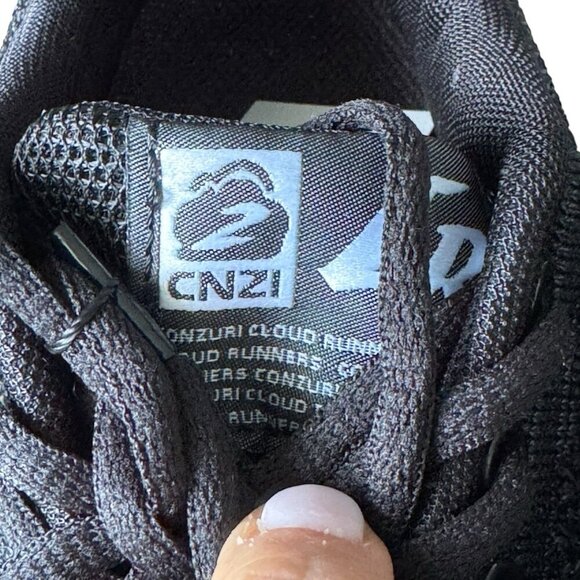 CONZURI CLOUD RUNNER V2 Height Boosting Mens Sneakers Size 8 NWT Stealth Black - Picture 3 of 12